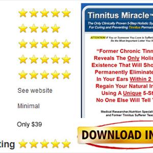  A Natural Treatment For Tinnitis